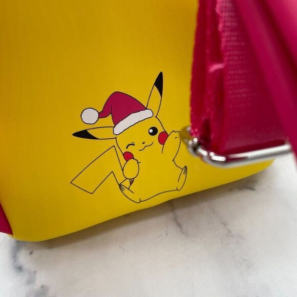 Loungefly Backpack Pokémon Santa Pikachu String Lights Light Up Mini Christmas - Picture 9 of 14